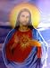 3D Effect Print Paint Plastic Picture - Jesus (Size 13