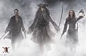 Pirates of the Caribbean 3 Movie (Group in Mist) Poster Print - 24" X 36"