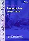 Blackstone's statutes on property law, 2009-2010