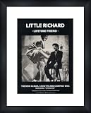 LITTLE RICHARD Lifetime Friend - Custom Framed Original Ad