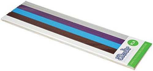 3Doodler 2.0 PLA Meta Mix Pack Plastic Color Refill - Set Of 25 Filaments