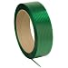 PAC Strapping 5830116T36 Polyester Dry General Purpose Machine Grade Strapping, 3600' Length, 5/8" Width, 0.030" Thick, Green