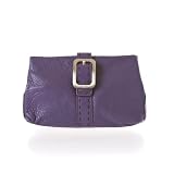 Cole Haan Village Soft Small Kiss Purple Cosmetic Case