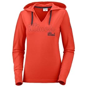 Buy Columbia Illinois Ladies Collegiate Sun Shade Hoodie