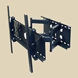VideoSecu Swivel TV Wall Mount Tilting Dual Arm Fits most 32' to 55' Display VESA 200x100 200x200 300x300 400x200 400x400 500x200 500x300 600x200 600x300 600x400 660x460 Flat Panel Plasma TV LED LCD Display MW360B 1S2