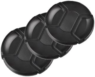 DidoMall 58mm 67mm 77mm Snap-On Front Lens Cap For SLR Canon Nikon Sony Sigma Lens, Black