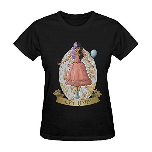 ZC Star Women's Melanie Martinez Poster Cry Baby Black T shirt