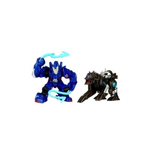 Transformers - 92741 - Revenge of the Fallen - ROBOT HEROES - Jolt vs. Ravage - env. 5-6 cm