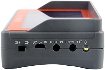 HDHawk 4.3" Wrist TFT LCD HD Security CCTV Camera Monitor Tester With 12V Power Output , Analog CVBS Camera Test , Analog Video Test, Cable Test With Emergency LED lighting,Power Supply (CVBS+TVi)