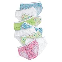 Hanes Girls Hipster Panties Bright Assorted 9 Pack (Size:16, Assorted Colors)