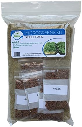 Refill Pack for Grow-Your-Own Microgreens Kit (Pepper Bomb)