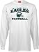 Search : Philadelphia Eagles White Stacked Helmet Long Sleeve T-Shirt