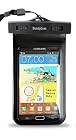 DandyCase Black Waterproof Case for Apple iPhone 5, Galaxy S4, HTC One, iPod Touch 5 - Also fits other Large Smartphones up to 5.3 Including Galaxy S3, HTC One X/X+, Droid RAZR/MAXX, Nexus 4, EVO 4G LTE, Droid Incredible, LG Optimus G, Nokia Lumia, Droid DNA, Windows Phone 8X - IPX8 Certified to 100 Feet [Retail Packaging by DandyCase]