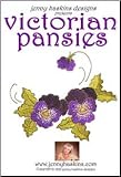 Victorian Pansies by Jenny Haskins Machine Embroidery Software CD
