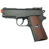 TSD Sports Full Metal SD1911 Semi-Auto Co2 Airsoft Pistol - Wood w/ Case