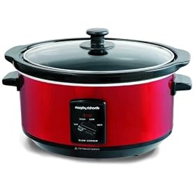 Morphy Richards Accents 48728 Slow Cooker 3.5 Litre, Red