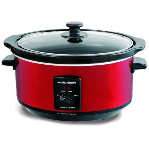 Morphy Richards Accents 48728 Slow Cooker 3.5 Litre, Red
