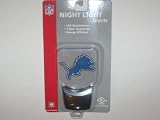 DETROIT LIONS Team Logo Everbrite (LED) NIGHT LIGHT (2 1/2 x 3 1/2) with a 5 Yr Guarantee!