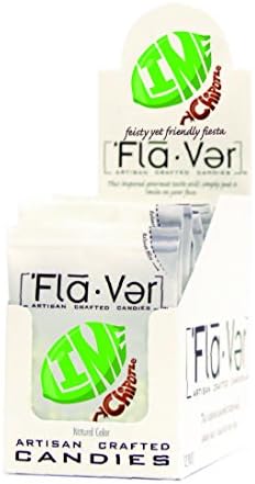 Flaver Artisan Crafted Mints / Candies - Lime Chiptle, Treat Size, 25g Pack of 12