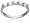 10k White Gold 5-Stone Shared Prong Diamond Ring (1/2 cttw, J-K Color, I2-I3 Clarity), Size 6