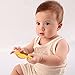 Mombella® Food Grade Soft Silicone Apple tree teether, for babies 3M+, 3 colors availanble-Green