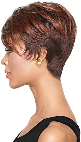 JjYy Women's High Quality Coral Short Hair Fashion Wig High-grade Wig Cap