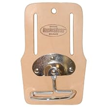 Bucket Boss 55127 Swinging Hammer Holder, - Saddle Leather
