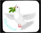 Mouse Pad with dove, shalom, peace