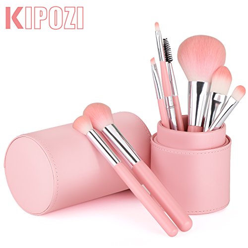 KIPOZI 8pcs Professional Makeup Brush Set Silky Soft Cosmetics Brushes Kit for Smooth Makeup Application