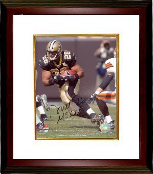 Deuce McAllister signed New Orleans Saints 16x20 Photo Custom Framed