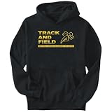 Hoodie Mens Black  T-RACK & FIELD British Virgin Islander ATHLETE  Countries