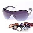 Oversized Rimless Fashion Aviator Sunglass-3550