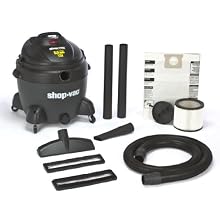 Shop-Vac 5867500 6.5-Peak Horsepower QSP Quiet Deluxe Wet/Dry Vacuum, 16-Gallon