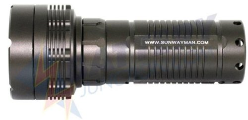  Sunwayman M30A-T6 LED Flashlight, 338 Lumens, Uses 3 x AA Batteries, Black SUNWAYMAN-M30A-XML 