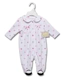 Best Price Baby Starters Dot Print Velour Sleep N Play, White, 3-6 Months