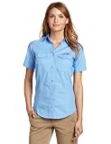 Columbia Sportswear Women's Bonehead Short Sleeve Shirt, X-Large, White Cap