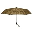 Automatic Open/Close Cheetah Print Umbrella - Brown/ Black Automatic Open/Close Cheetah Print Umbrella - Brown/ Black