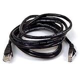 2FT CAT5E Black Patch Cable Snagless