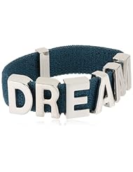 BCBGeneration Sage and Silver Dream Stretch Affirmation Bracelet, 8"