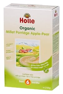 Holle Organic Baby Porridges - Millet Porridge With Apple And Pear - Single Carton, 250g