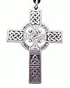 Pewter Celtic Cross Necklace Renaissance Pendant Christian Jewelry for Men and Women