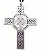 Pewter Celtic Cross Necklace Renaissance Pendant Christian Jewelry for Men and Women