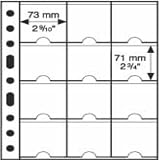 Lighthouse GRANDE Pages for 12 2.5x2.5 Coin Holders pack of 5