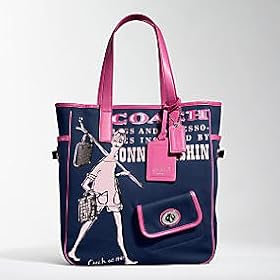 Coach Bonnie Cashin Graphic Canvas Tote 13530