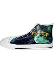Shoes: Womens Gats Galaxy Logo Canvas High-cut Shoes US 9