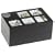 Umbra Spindra Pivoting Storage Box with Magnetic Closure- Espresso
