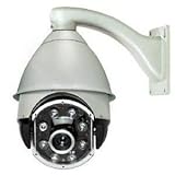 Backstreet-Surveillance - 450 Foot Night Vision Pan-Tilt-Zoom Speed Dome Surveillance Camera