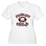 Purchase Cheap Artsmith, Inc. Women's Plus V-Neck T-Shirt Problem Child Stores