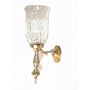 15 Inch Crystal Glass Wall Sconces (set Of 2)