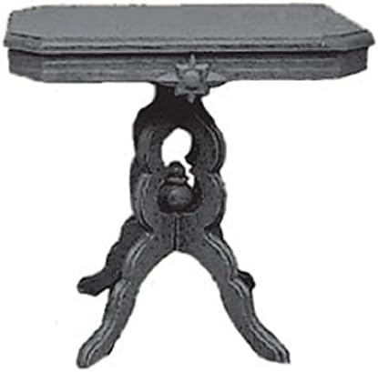 Dollhouse Miniature Chrysnbon Victorian Black Table Kit